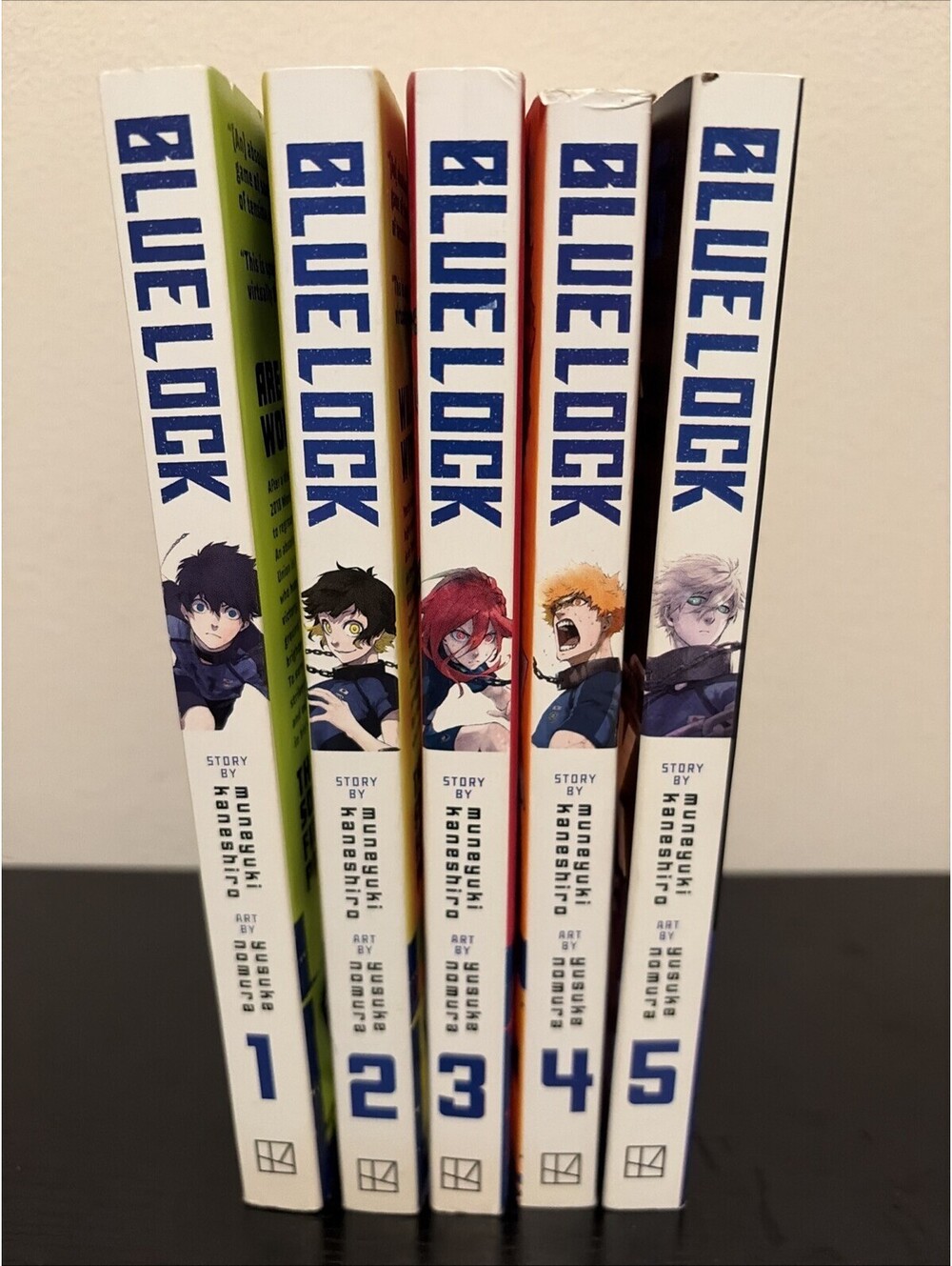 Blue Lock ( Vol. 1-5) English Manga Graphic Novels Lot